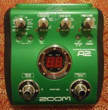 Pedal guitarra Zoom A2