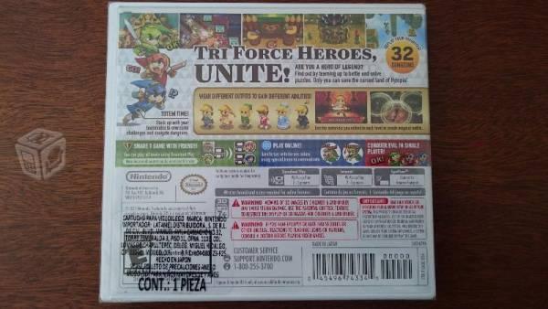 Zelda Tri Force Heroes Nintendo 3DS XL Nuevo