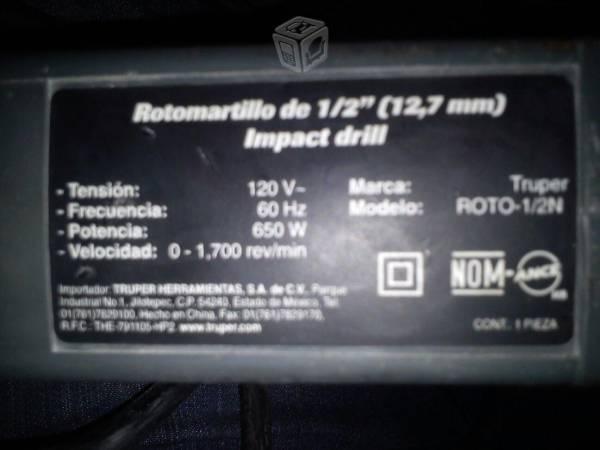 Rotomartillo industrial de 1/2 TRUPER