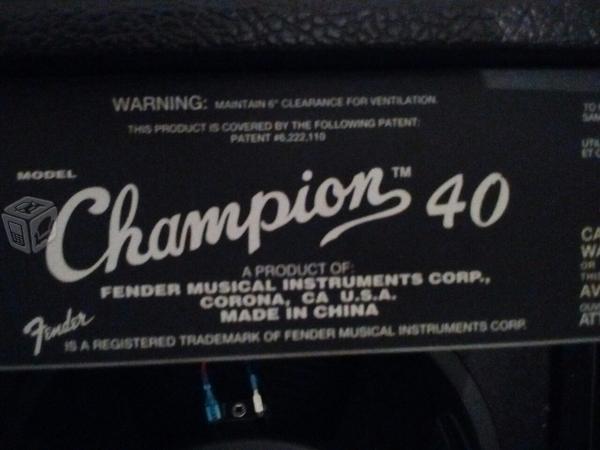 Amplificador Fender Champion 40W