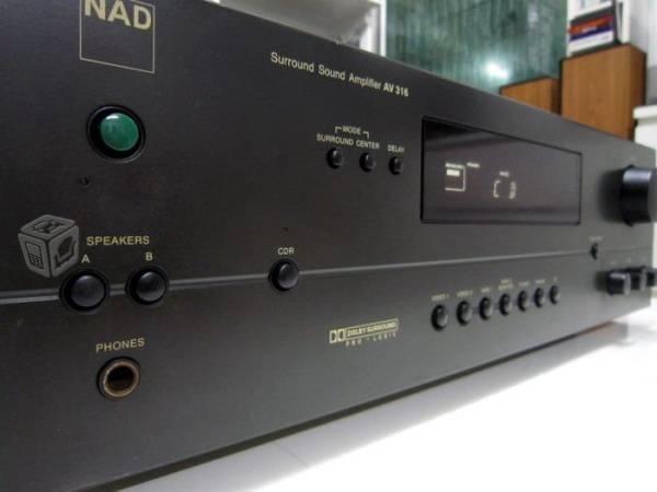 Amplificador NAD av 316 como nuevo