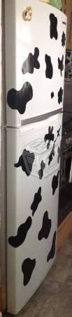 Paquete de refrigerador y horno de microondas Vaca