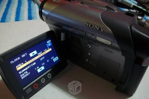 Camara Sony de mini DVD excelente