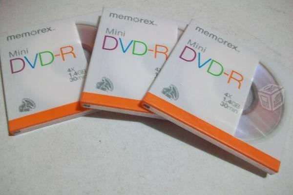 Pack 3mini DVD Memorex nuevos