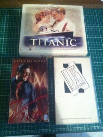 Videosde Colección, Titanic y 2 Luis miguel, VHS