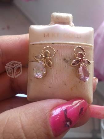 Aretes de 14kl