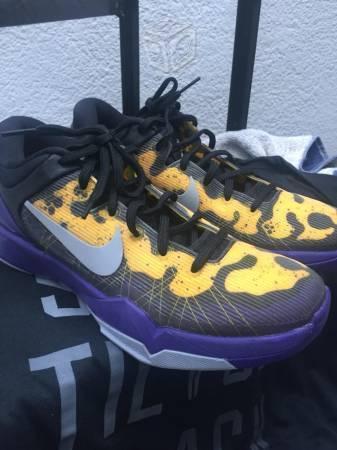 Tenis Nike kobe VII Dart Frog Lakers