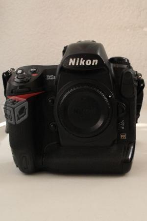 Cámara Nikon D3s puro cuerpo c/3 pilas y cargador