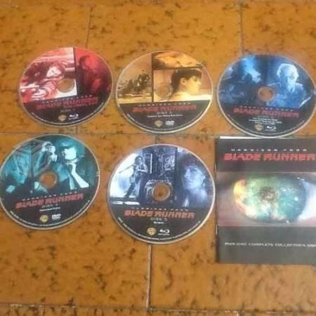 BR y DVD pelicula BLADE RUNNER especial 5 discos