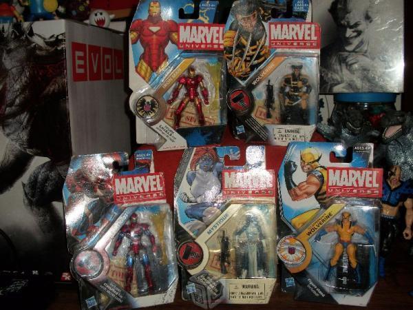 Marvel Figura Wolwerine Iron man Mystique