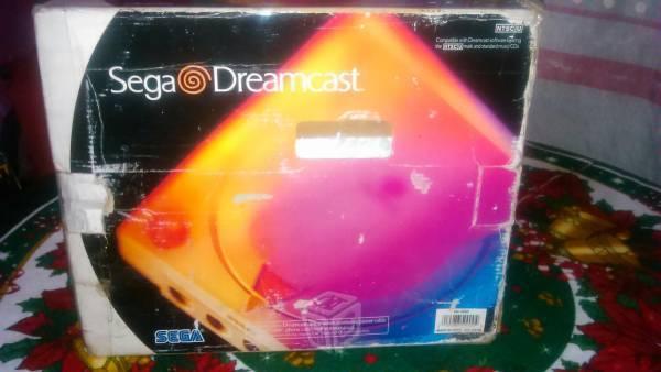 Sega dremcast con caja