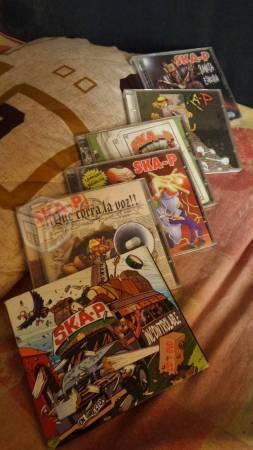 5 CDs de Ska-p incluyendo su primer disco homónimo