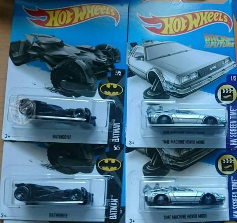 Hot wheels Batman Superman time machine delorean