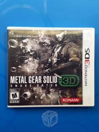 Metal Gear Solid 3D Snake Eater NINTENDO 3DS Usado