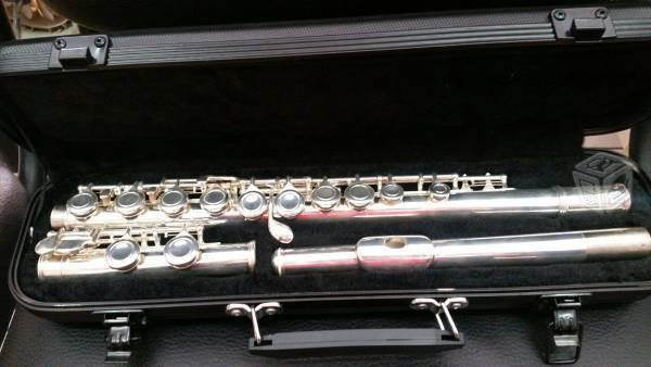 Flauta transversal silvertone
