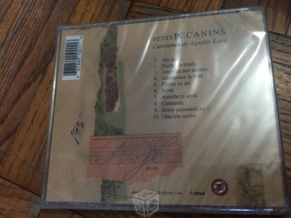 Cd: betsy pecanins, lara, nuevo