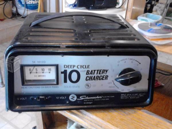 Cargador baterias 6-12 v deep cycle