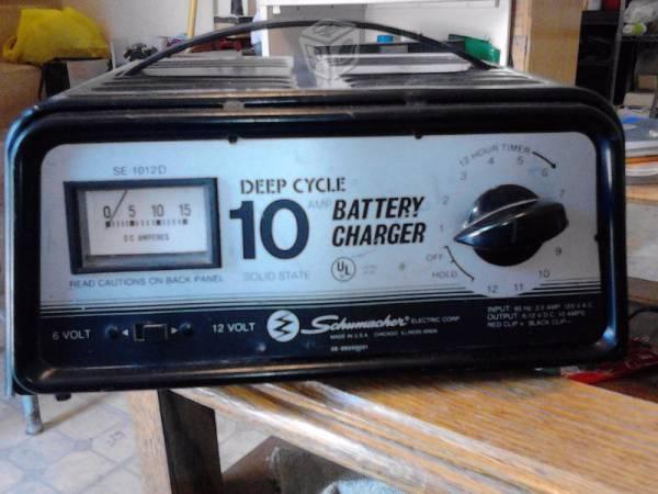 Cargador baterias 6-12 v deep cycle