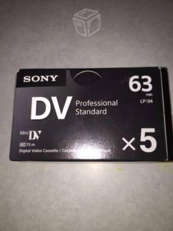 Cassete Video Mini Dv Sony 63mins NUEVO Y SELLADO