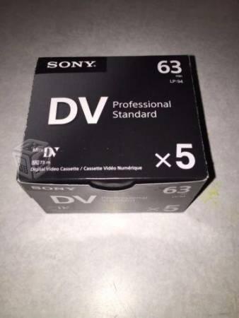 Cassete Video Mini Dv Sony 63mins NUEVO Y SELLADO