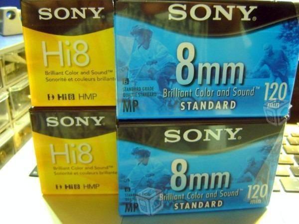 Video Cassette 8mm Sony Nuevos Y Sellados