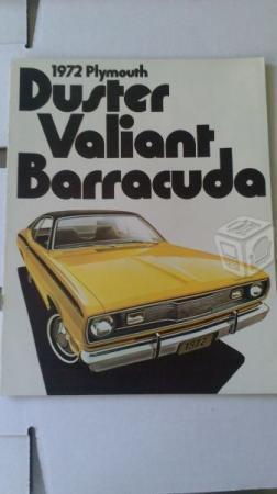 Catalogo De Venta Dart Duster Valiant Barracuda 72