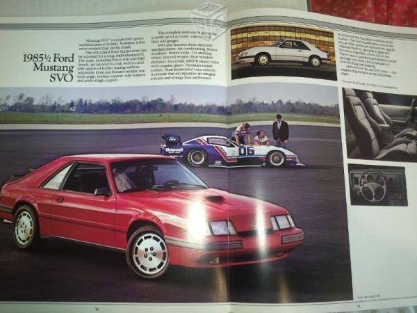 Catalogo Venta De Ford Mustang 1985