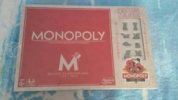 Monopoly 80 aniversario, hasbro