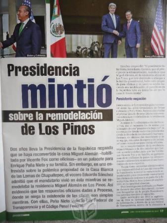 Revista Proceso La Casa Blanca La 1986