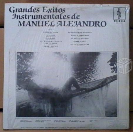 2 Discos: Hits Manuel Alejandro y Orq. Romanticos