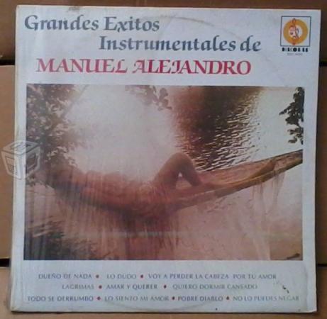 2 Discos: Hits Manuel Alejandro y Orq. Romanticos