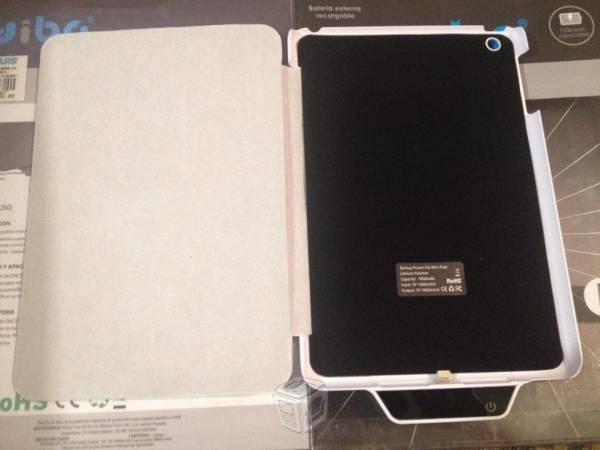 Funda para iPad mini 1 2 3 tipo piel con batería