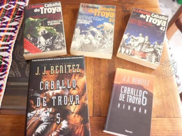 5 libros originales Caballo de troya