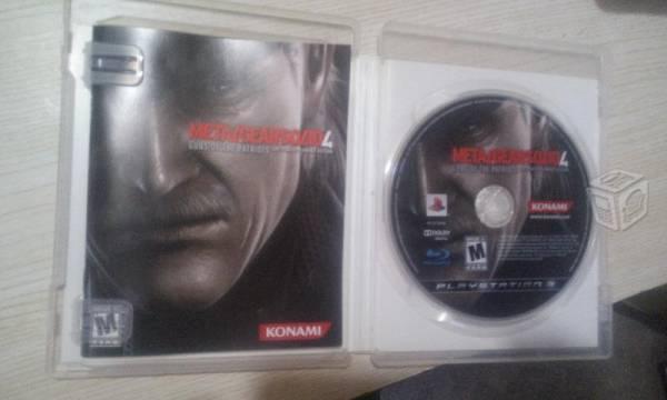 Metal gear solid 4 para ps4