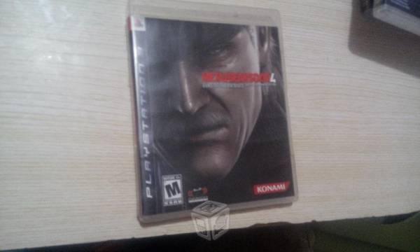 Metal gear solid 4 para ps4