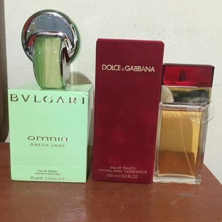 Perfumes BVLGARY, DOLCE & GABBANA