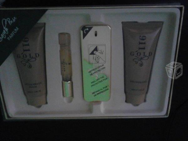 Set de perfume 911 gold para caballero