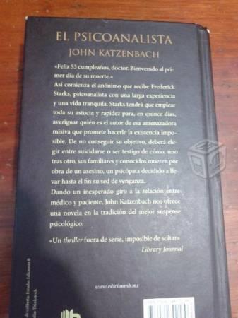 El Psicoanalista John Katzenbach pasta dura