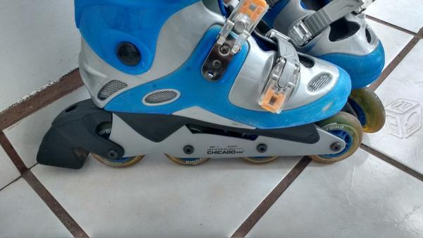 Patines en linea marca chicago pro seminuevos