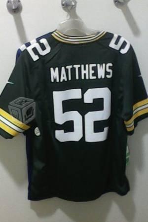 Jersey de Green Bay Packers de Matthews Nuevo Nike