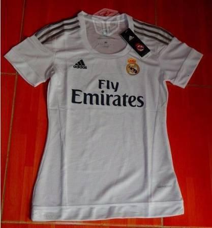 Jersey Real Madrid 2016 Para Dama Blanca