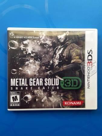 NINTENDO 3DS Usado Metal Gear Solid 3D Snake Eater