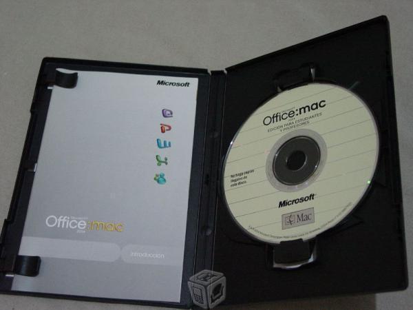 Cd Microsoft Office: Mac 2004 Edición Estudiantes