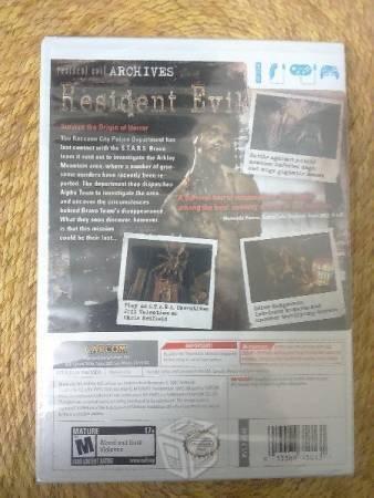 Resident evil archives NUEVO para el wii