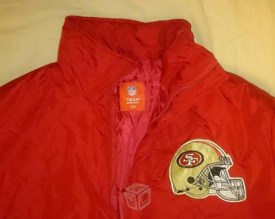 Chamarra impermeable nfl 49ers