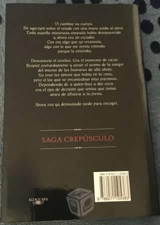 Libro la vida de Bree Tanner, saga crepúsculo