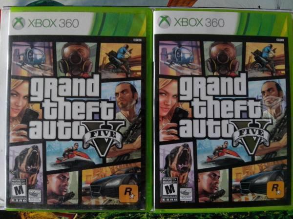 2 gta 5 con mapa xbox 360 v/c