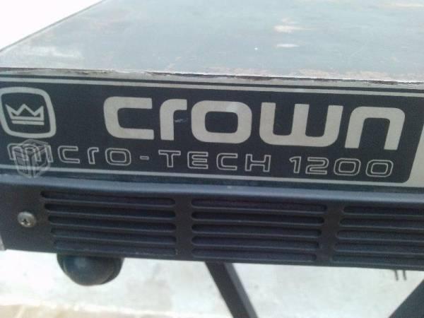 Amplificador de sonido crown micro-techt 1200
