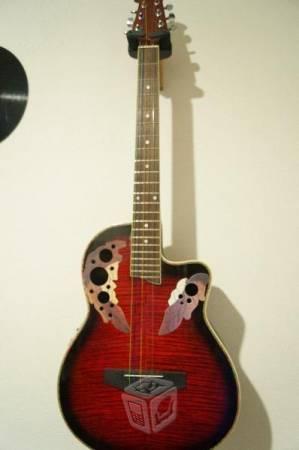 Guitarra ibarra tipo ovation electroacustica