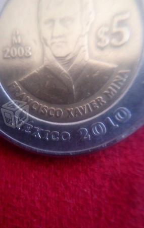 Moneda Francisco Xavier Mina 200 Aniversario Indep
